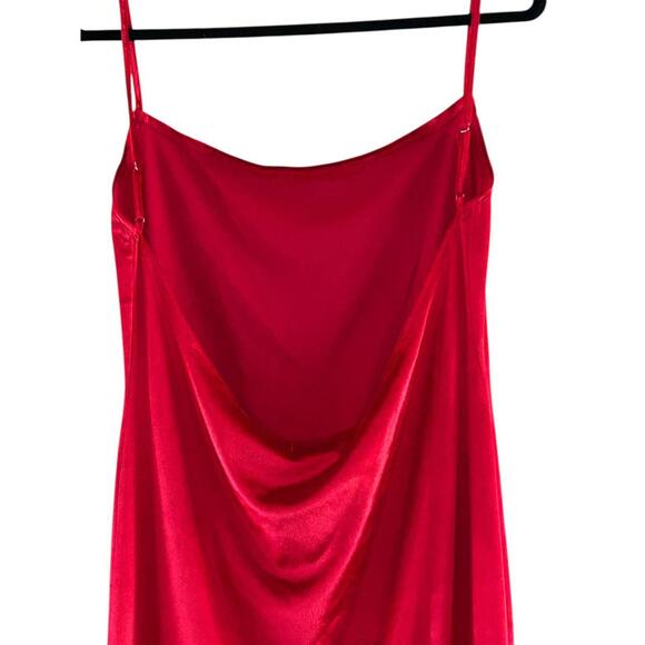 Reformation Velvet-Touch Slip Dress Modern Chic Elegant Evening Party L - Picture 4 of 11